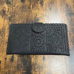 Leather clutch